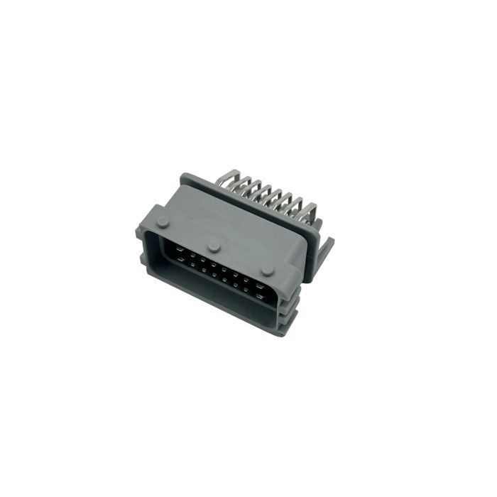 Conector GK-B de 24 pines; en ángulo; 24 pines; gris Ecumaster