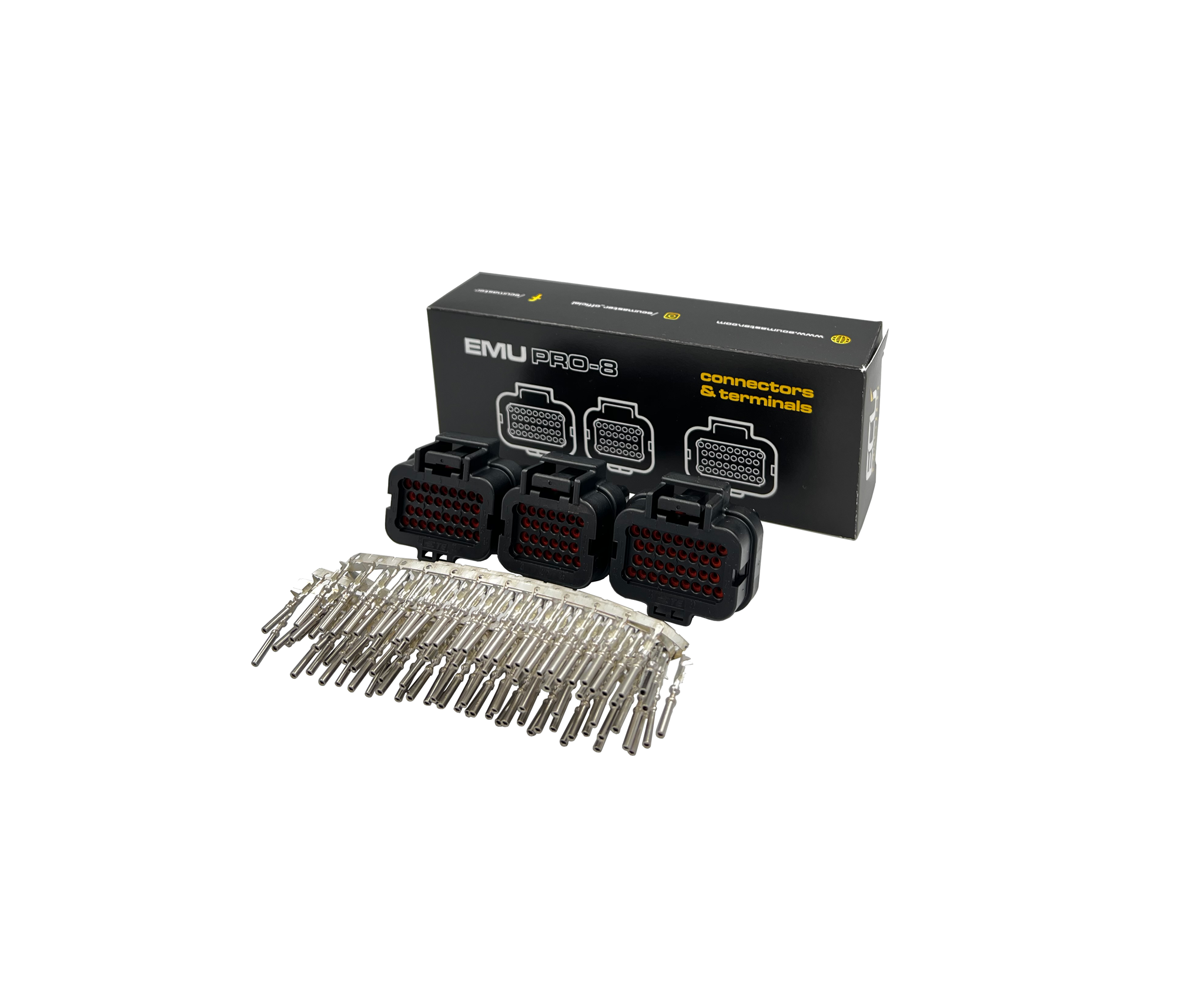 Conectores EMU PRO-8 con terminales Ecumaster