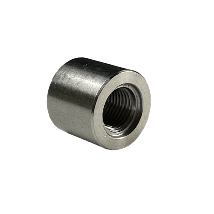 Casquillo EGT de acero inoxidable con soporte para soldadura.