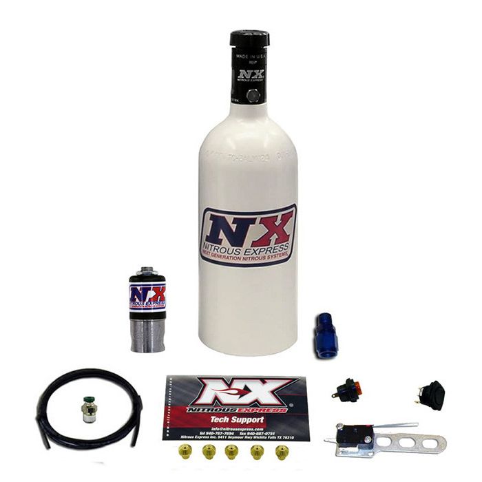 Sistema de óxido nitroso Incognito Sistema de óxido nitroso seco Botella de 16 oz Nitrous Express NX 6000