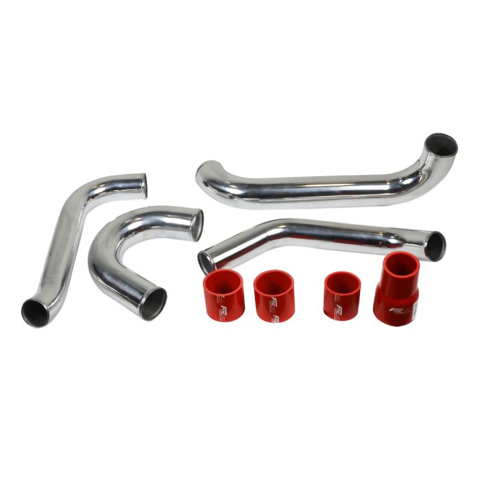 Red Toyota Supra intercooler