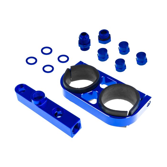 JRspec double mounting kit for Bosch pump - blue