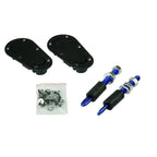 Sujetadores planos para capó JRspec - azules