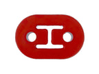 Soporte de escape JRspec de 10 mm – rojo