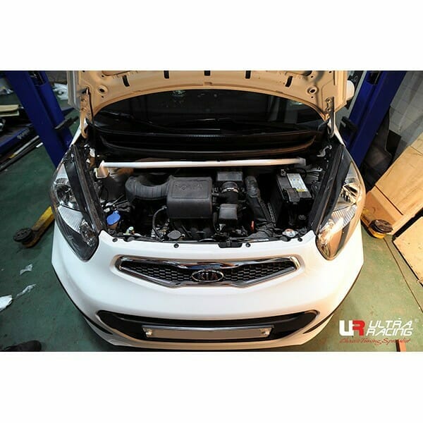 Barra de torre superior delantera (2235) Ultra Racing para Kia Morning (TA) 1.0 2WD 11-17