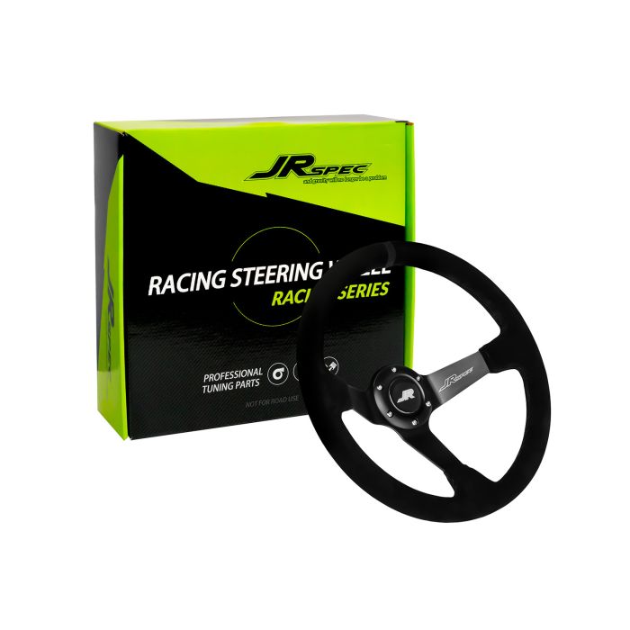 JRspec 350mm diameter, 80mm deep dish steering wheel.