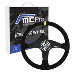 Volante deportivo FMIC.Pro Classic de ante 350 mm offset 33 mm amarillo