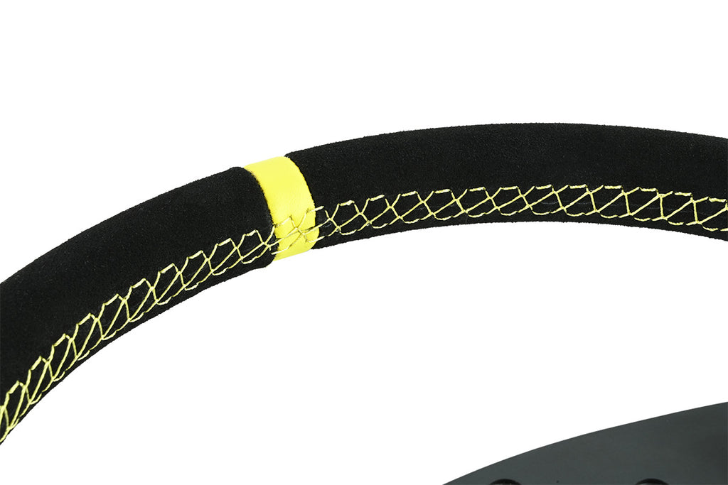 Volante deportivo FMIC.Pro Classic de ante 350 mm offset 33 mm amarillo