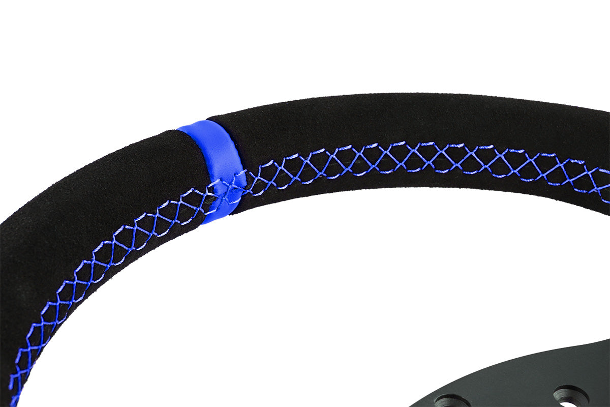 Volante deportivo FMIC.Pro D-Shape ante 325 mm offset 42 mm azul