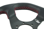 Volante deportivo FMIC.Pro D-Shape cuero 325 mm offset 42 mm