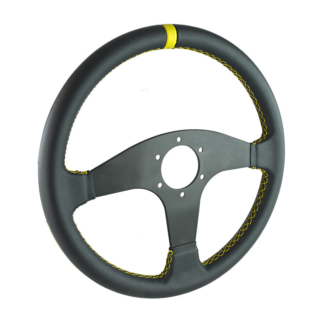Volante deportivo FMIC.Pro Classic de cuero 350 mm offset 33 mm