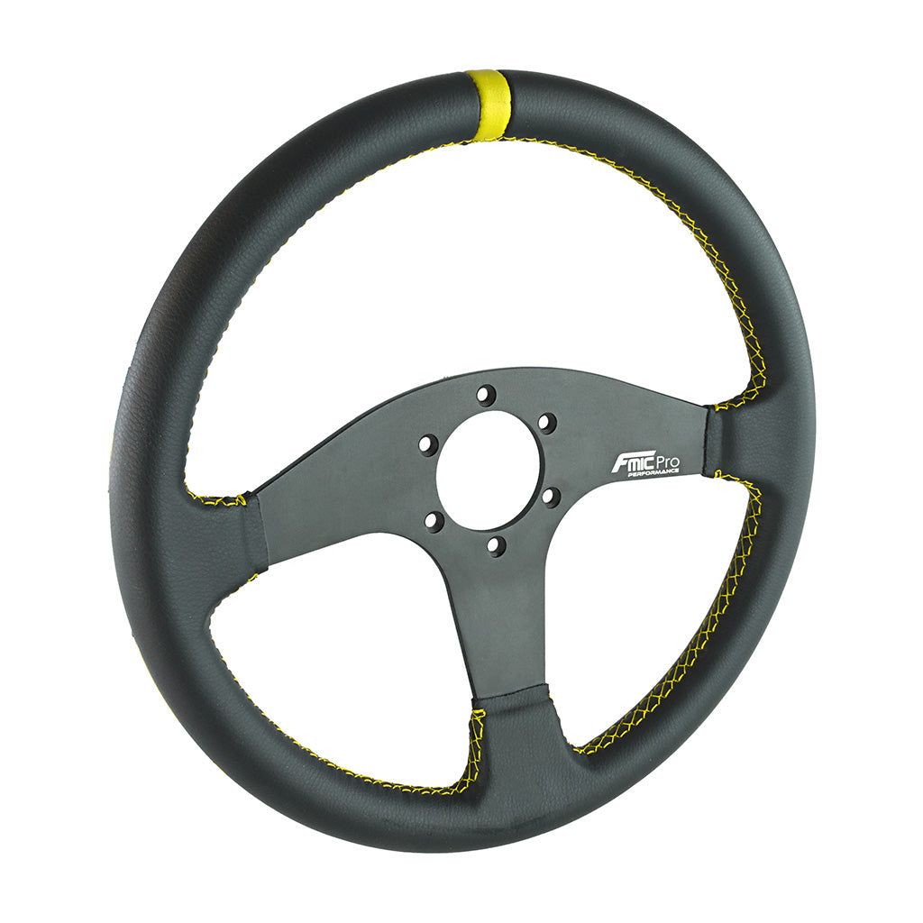 Volante deportivo FMIC.Pro Classic de cuero 350 mm offset 33 mm