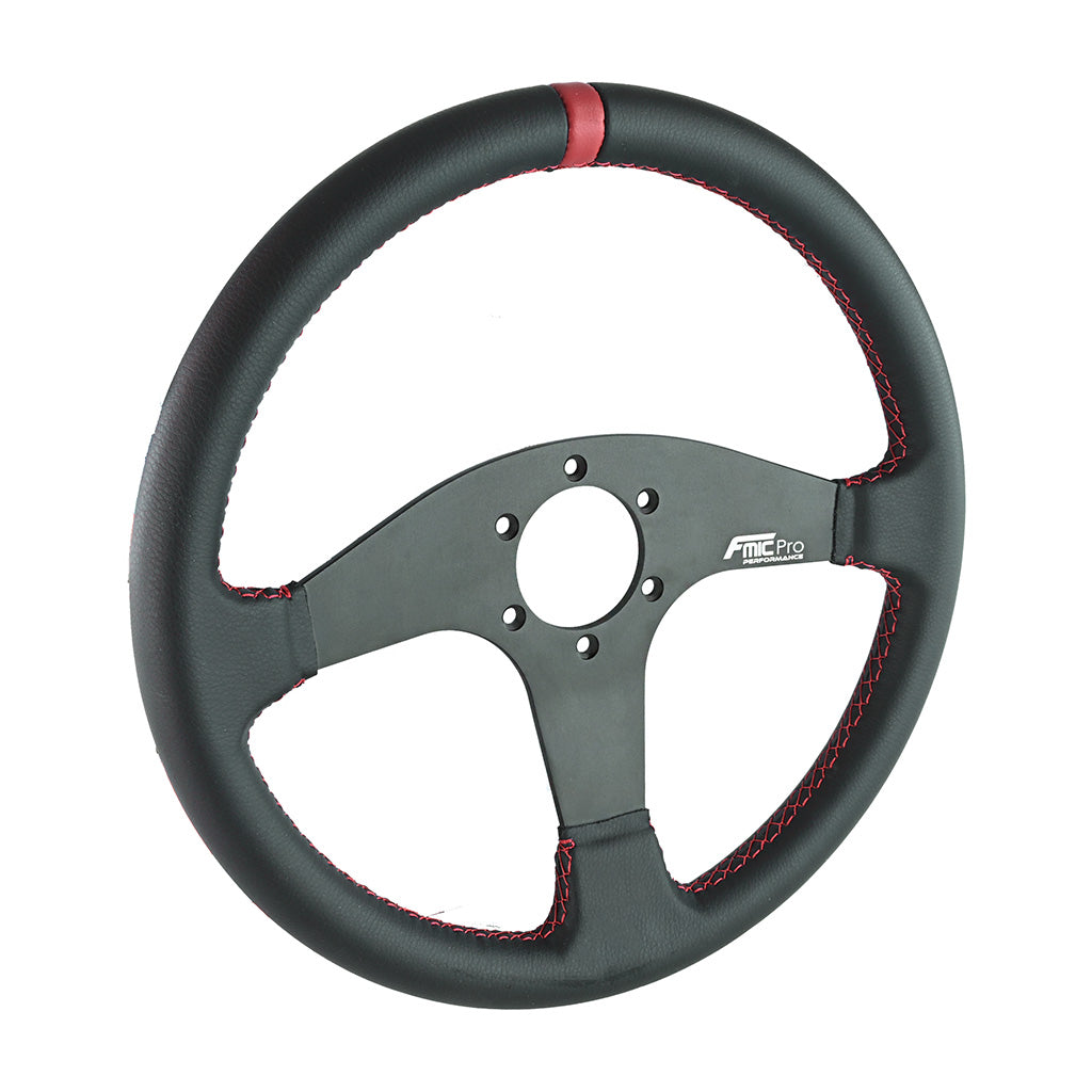 Volante deportivo FMIC.Pro Classic de cuero 350 mm offset 33 mm
