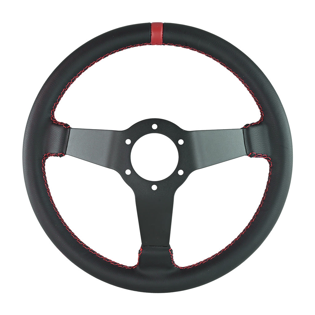 Volante deportivo FMIC.Pro Track piel 350 mm offset 90 mm