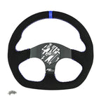 Volante deportivo FMIC.Pro D-Shape ante 325 mm offset 42 mm azul
