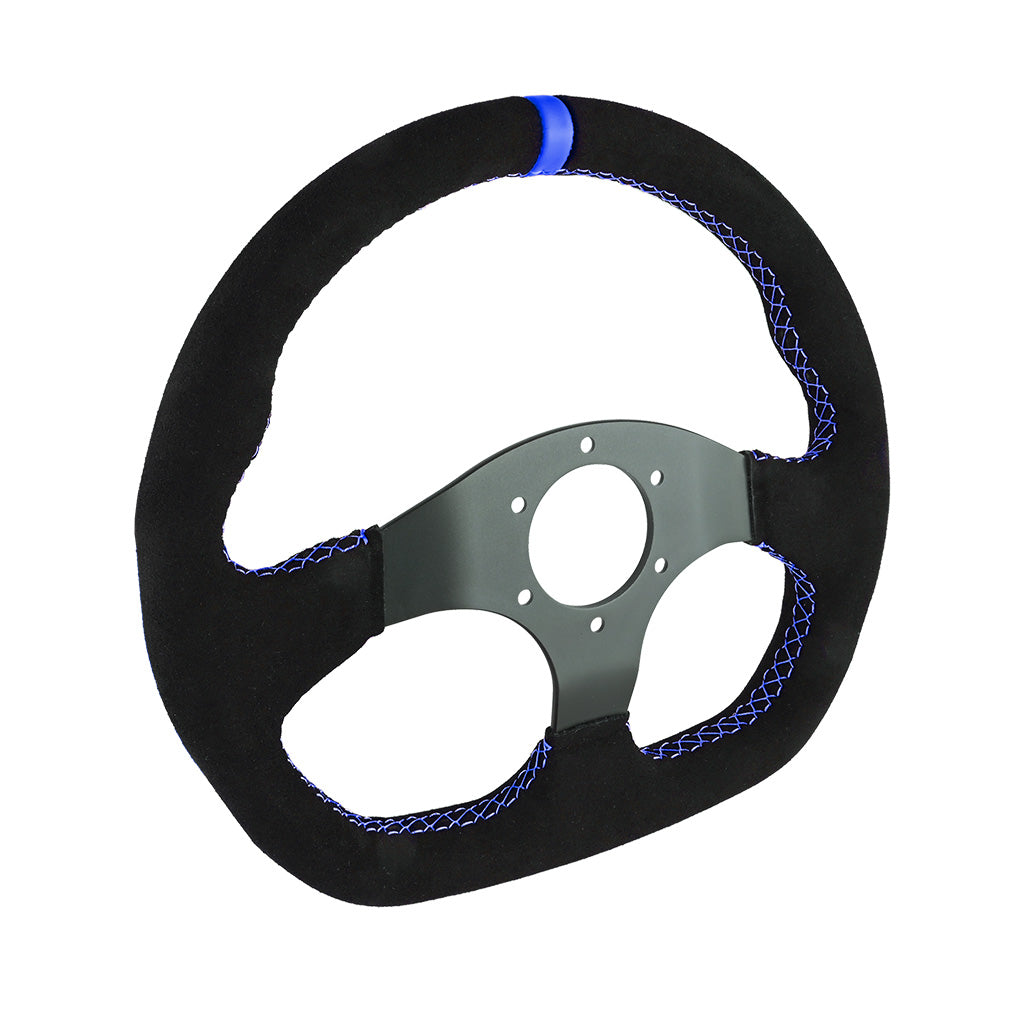 Volante deportivo FMIC.Pro D-Shape ante 325 mm offset 42 mm azul