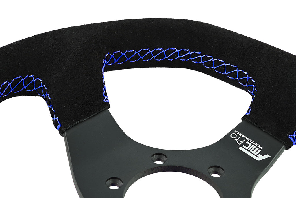 Volante deportivo FMIC.Pro D-Shape ante 325 mm offset 42 mm azul