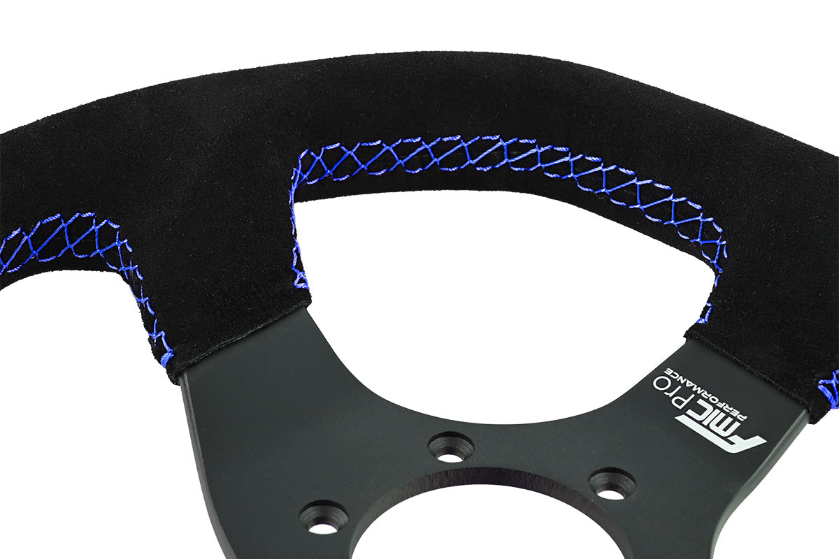 Volante deportivo FMIC.Pro D-Shape ante 325 mm offset 42 mm azul