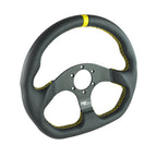 Volante deportivo FMIC.Pro D-Shape cuero 325 mm offset 42 mm