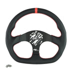 Volante deportivo FMIC.Pro D-Shape cuero 325 mm offset 42 mm