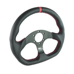 Volante deportivo FMIC.Pro D-Shape cuero 325 mm offset 42 mm