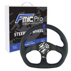 Volante deportivo FMIC.Pro D-Shape cuero 325 mm offset 42 mm azul