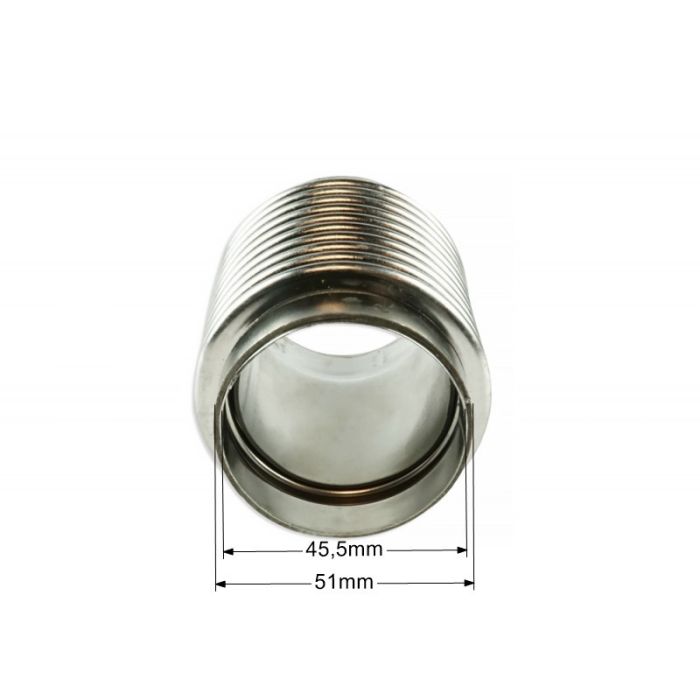 45mm diameter, 63mm length directional flexible exhaust connector.