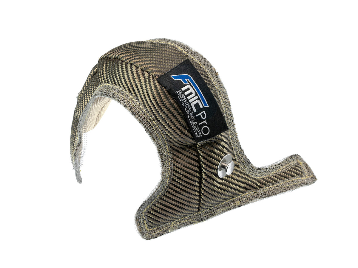 Protector / manta térmica para wastegate 50/54 mm Magma fibra de carbono FMIC.Pro