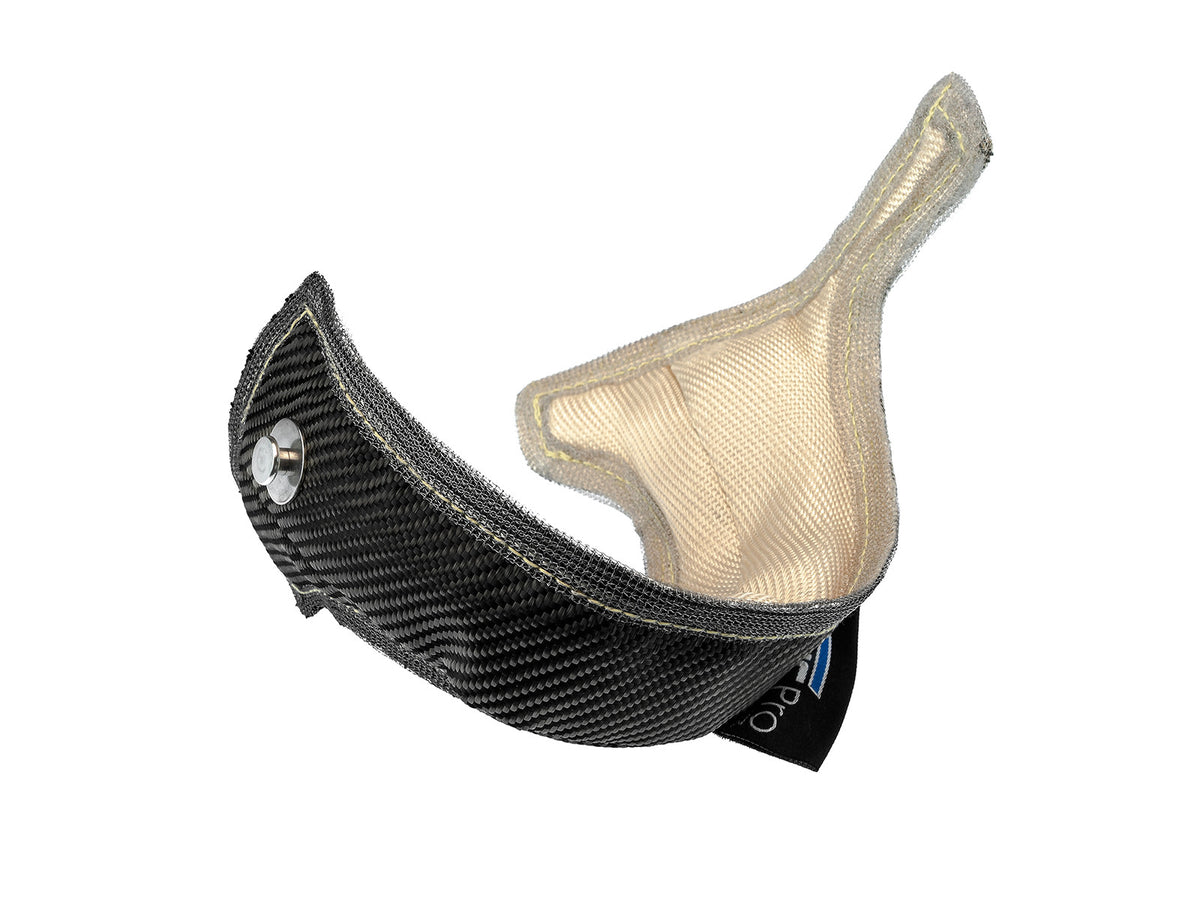 Protector / manta térmica para wastegate 60 mm fibra de carbono FMIC.Pro