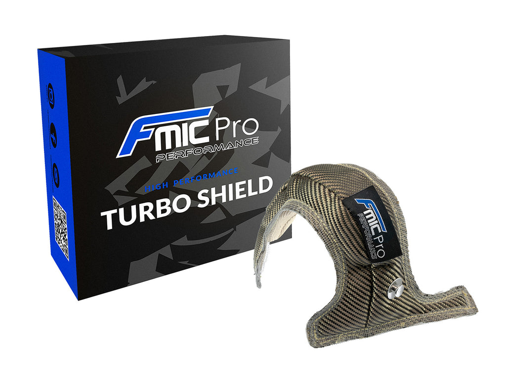 Protector / manta térmica para wastegate 60 mm Magma fibra de carbono FMIC.Pro