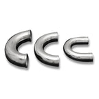 180° aluminum elbow (19 mm, 30 cm)
