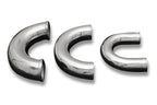 Codo de aluminio 180° 25 mm, 30 cm