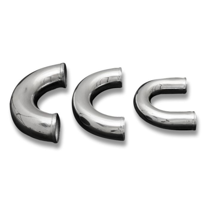 180° aluminum elbow (28 mm, 30 cm)