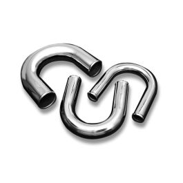 Aluminum elbow 180' 63mm, 60cm