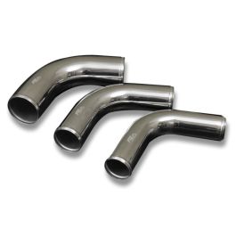 Aluminium elbow 75' 45mm, 30cm