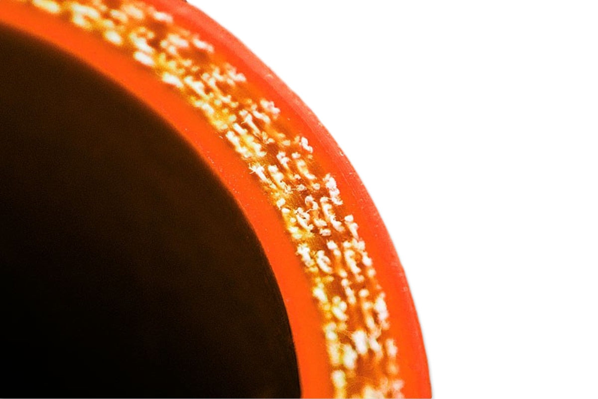 Codo de silicona 135° 41 mm naranja