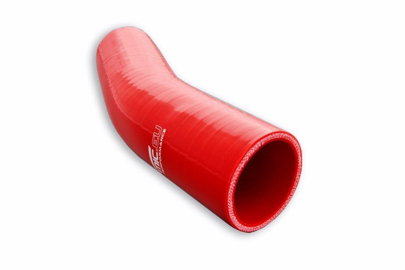 Codo de silicona 23' 57 mm rojo
