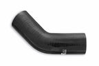 Codo de silicona 45' 102 mm negro