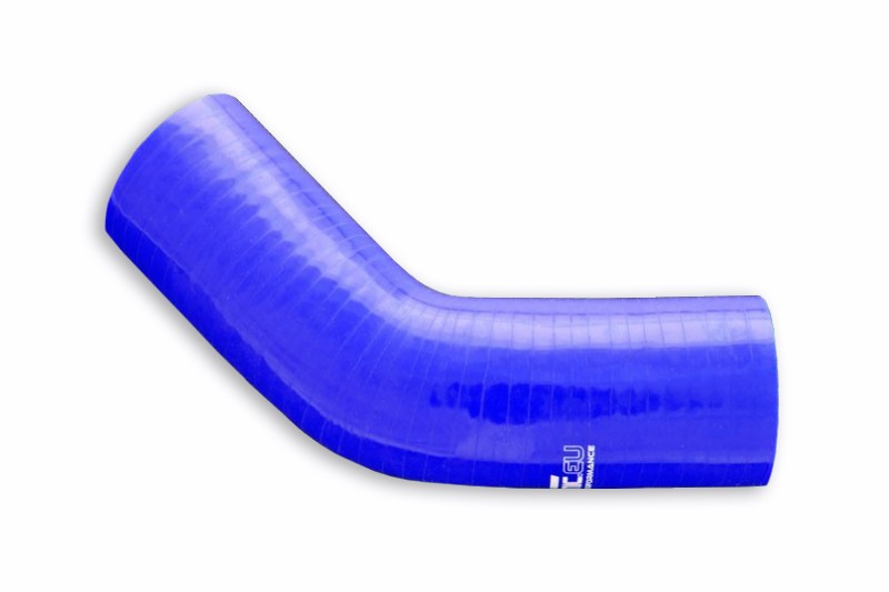 Codo de silicona 45' 11 mm azul