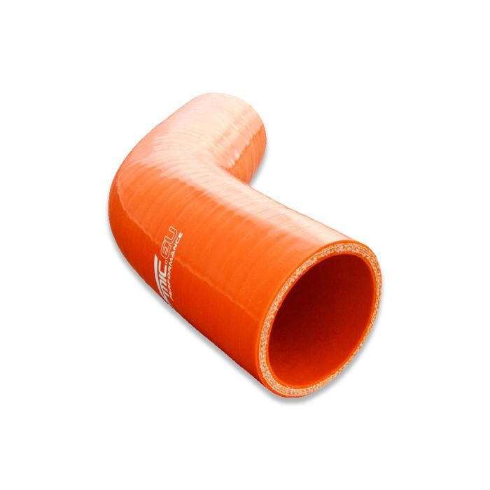45° silicone elbow, 19mm, orange