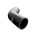 45° silicone elbow, 35 mm, black
