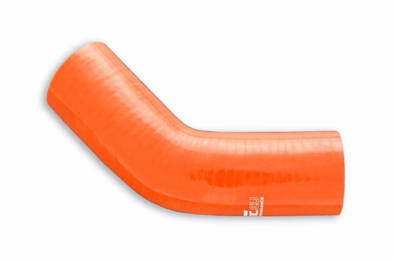 Codo de silicona 45' 41 mm naranja