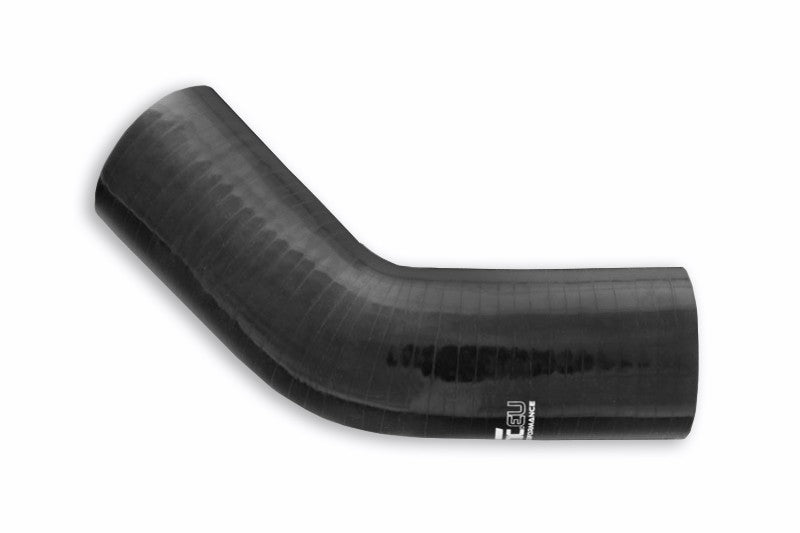 Codo de silicona 45' 54 mm negro