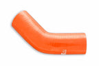 Codo de silicona 45' 54 mm naranja