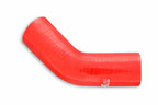 Codo de silicona 45' 83 mm rojo