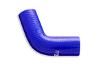 Codo de silicona 67' 38 mm azul