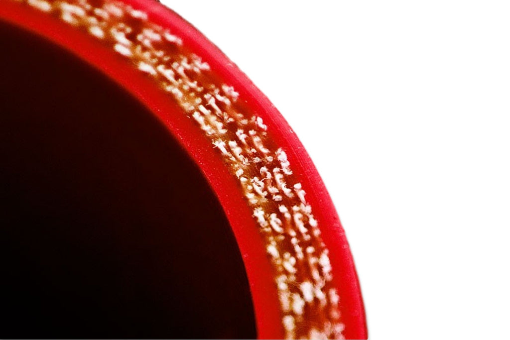Codo de silicona 90' 127 mm rojo