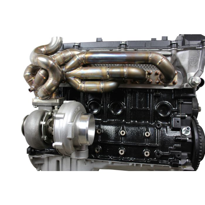 Colector de escape turbo tubular de acero inoxidable para BMW M50 M52 M54, montaje inferior bajo FTWL