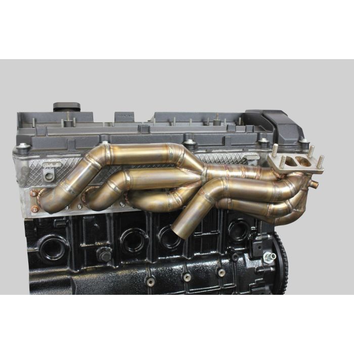 BMW M50 M52 stainless steel tubular turbo exhaust manifold, top mount, T4 E36 FTWL