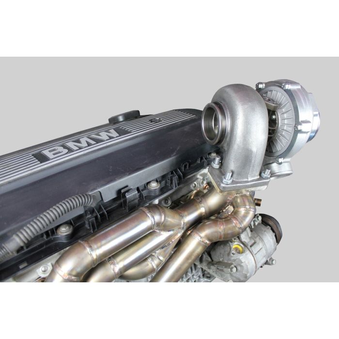 Colector de escape turbo tubular de acero inoxidable para BMW M50 M52 M54, montaje superior T4 FTWL